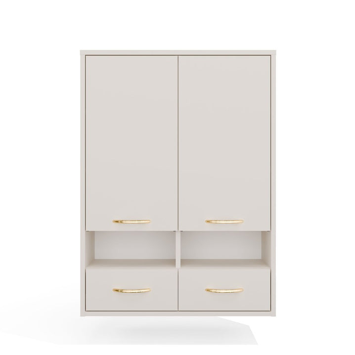 Wandhängeschrank Viva Weiß in Farbe von kommodly
