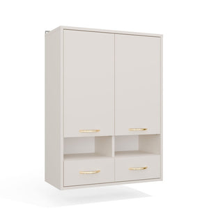 Wandhängeschrank Viva Weiß in Farbe von kommodly