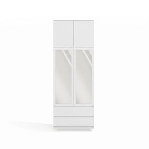 Kleiderschrank Lara in Farbe Weiß von kommodly