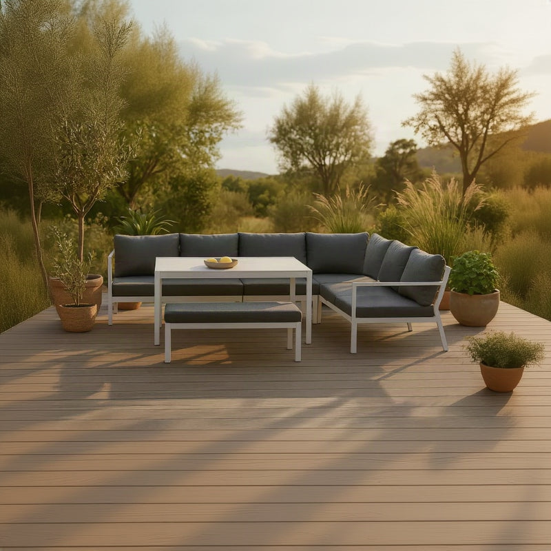 Ecksofa-Set Lino in Farbe von kommodly