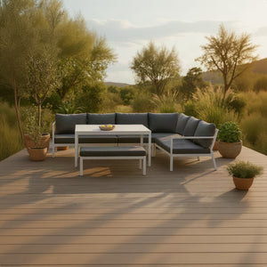 Ecksofa-Set Lino in Farbe von kommodly