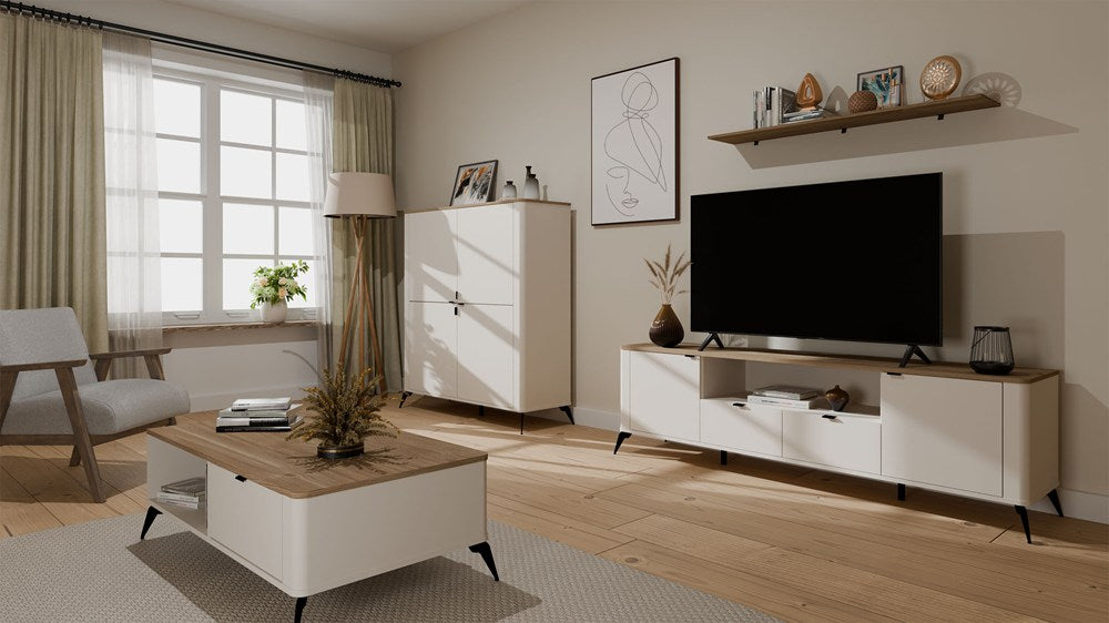 TV-Lowboard Vero in Farbe von kommodly