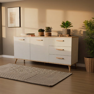 Kommode Ada Weiß/Artisan Eiche in Farbe von kommodly