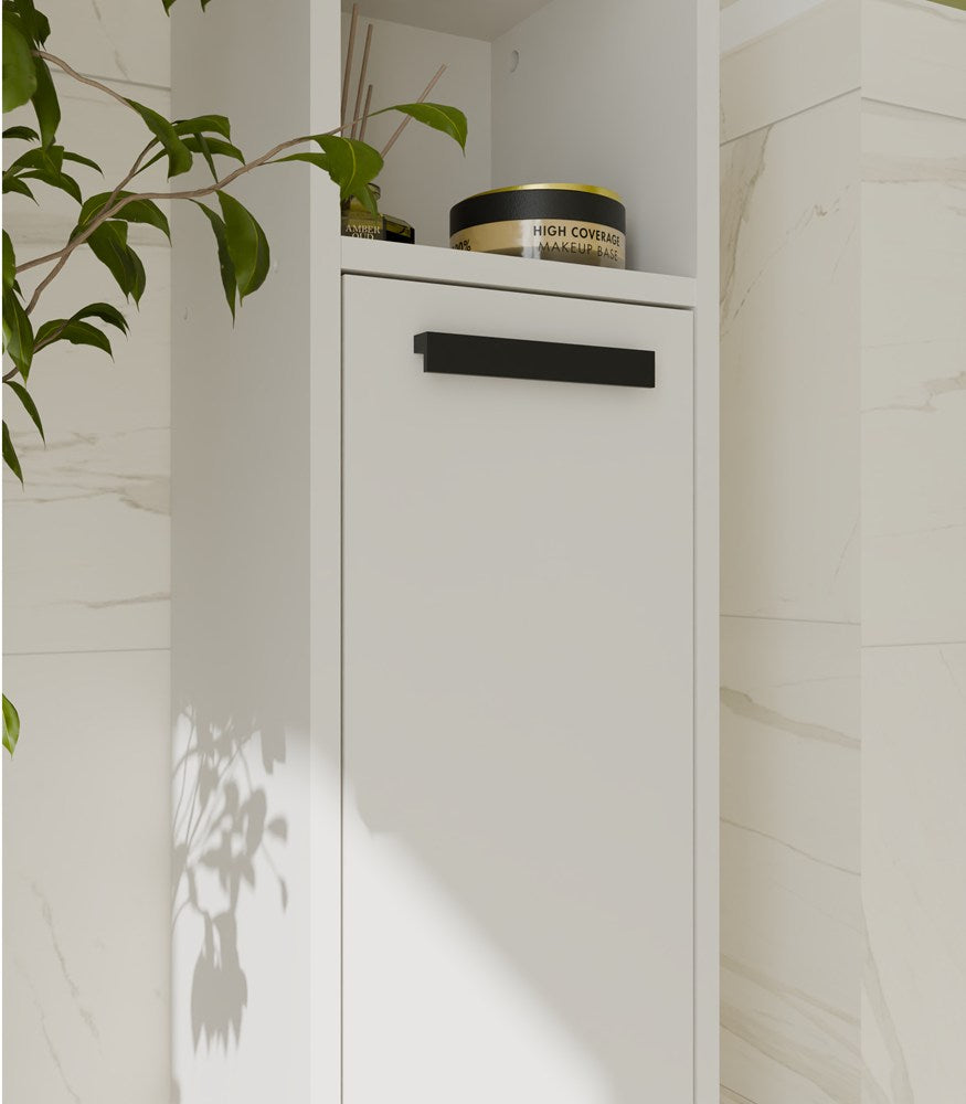 Badezimmerschrank Iva Weiß in Farbe von kommodly