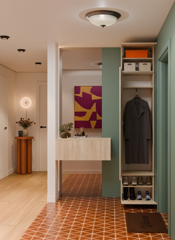 Garderobe Gerhard Single in Farbe von Kommodly