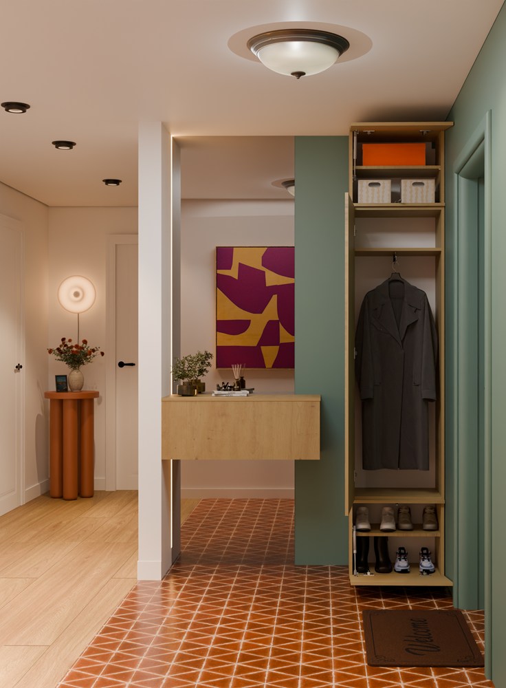 Garderobe Gerhard Single in Farbe von Kommodly