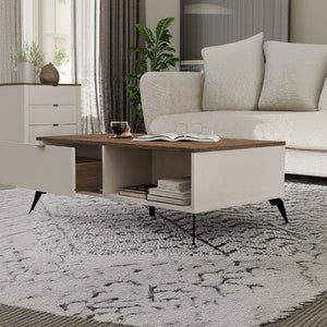Couchtisch Kora Beige in Farbe Beige Natur von kommodly